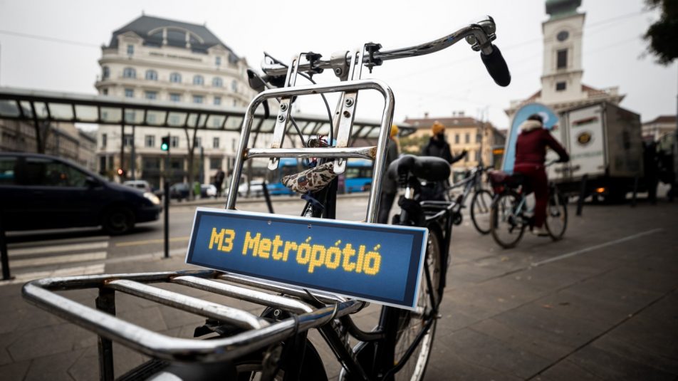 A metró lezárása idején (is) a bringa a legjobb alternatíva