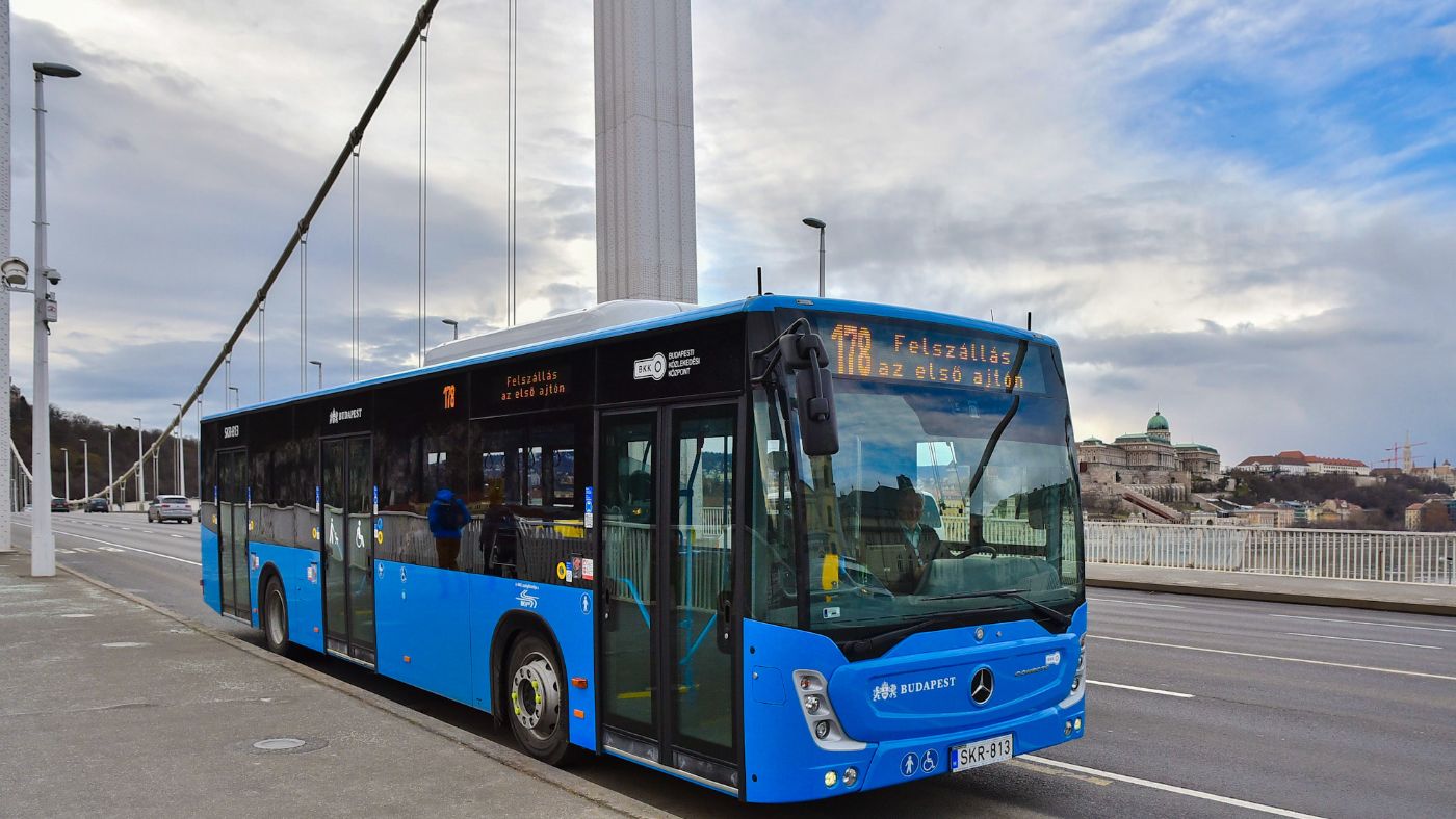 64 új környezetbarát buszra szállhatunk fel Budapesten