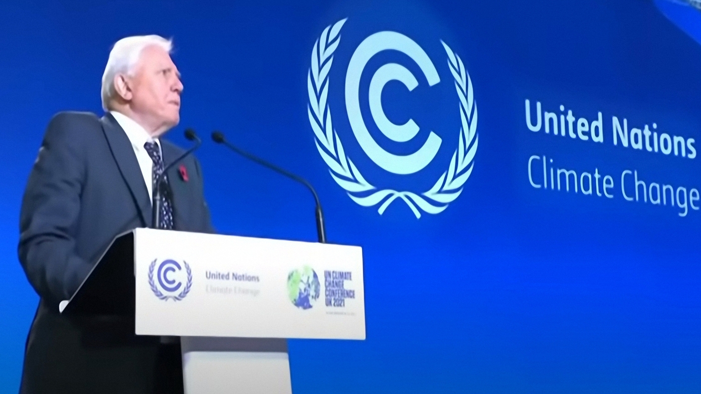 A 95 éves David Attenborough mondta el a klímacsúcs legemlékezetesebb beszédét