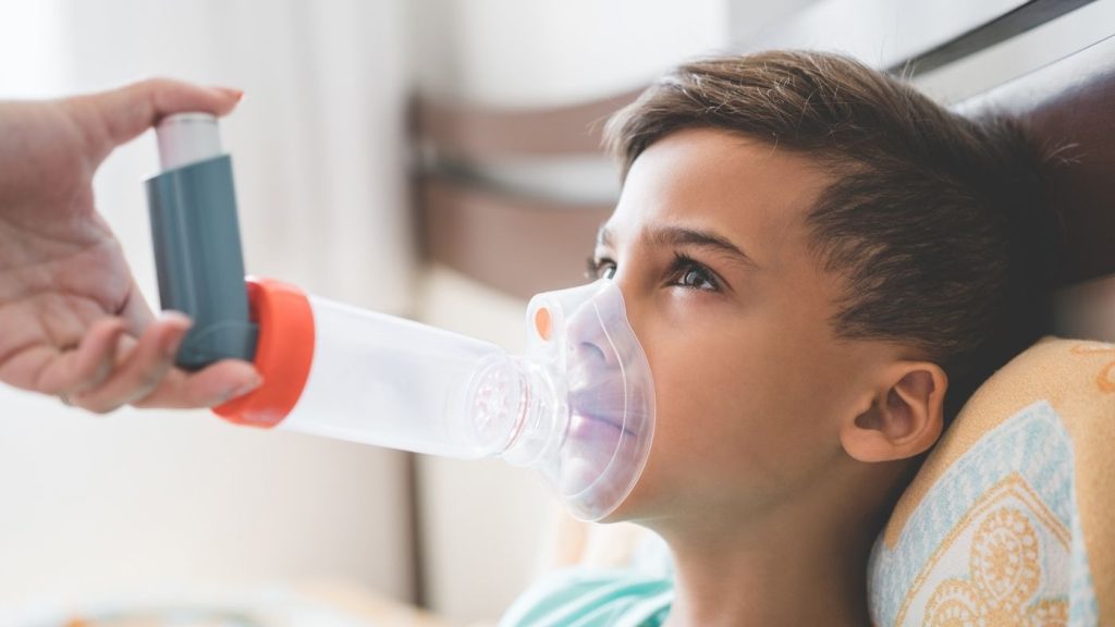 asztmás gyerek