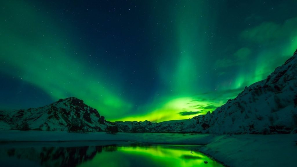 Az északi fény Izlandon