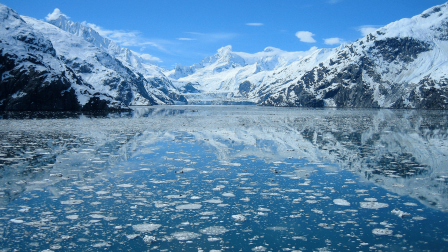 Az északi gleccserek visszahúzódnak a vízből