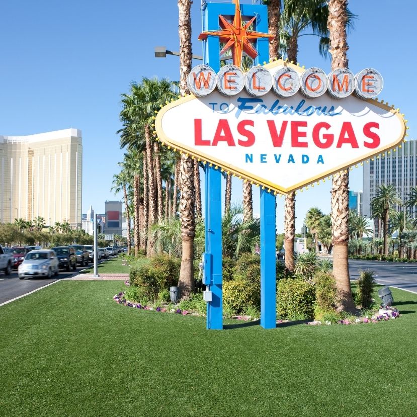Felszedik a gyepet az aszály miatt Vegasban
