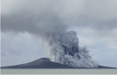 A tongai vulkánkitörés felmelegítheti a Földet