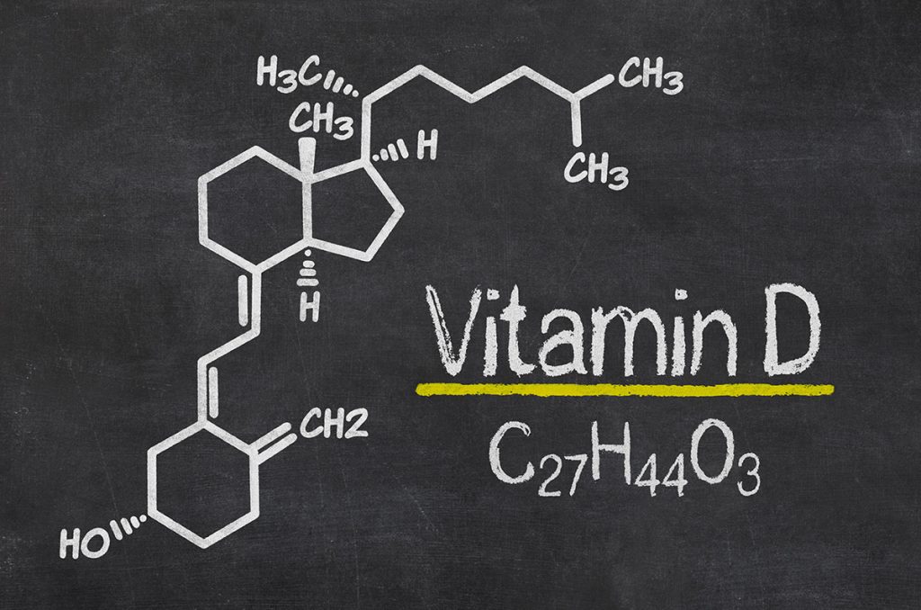 A D-vitamin kémiai képlete