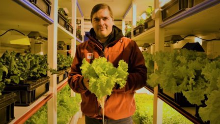 Egy argentin, aki zöldségeket termeszt az Antarktiszon
