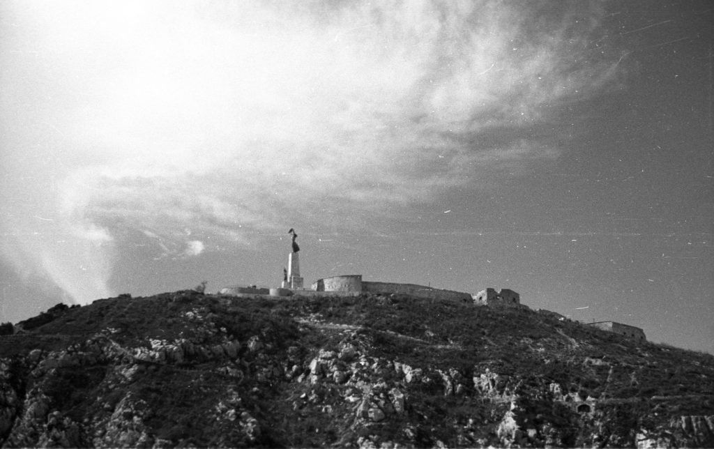 Gellért-hegy, Citadella, Felszabadulási emlékmű 1947-ben