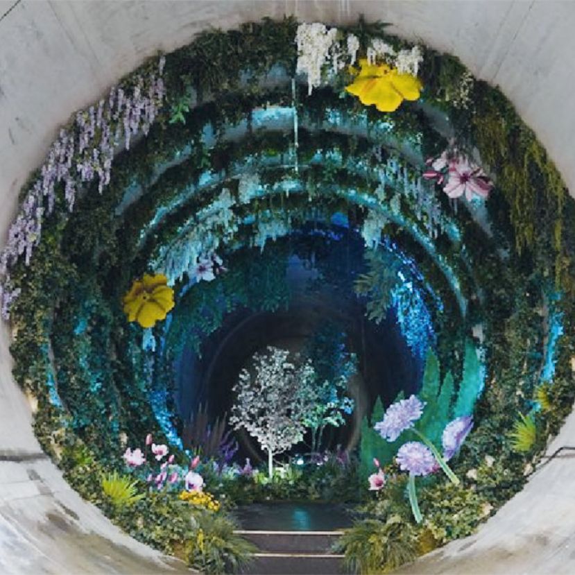 Rendhagyó virágoskert Londonban