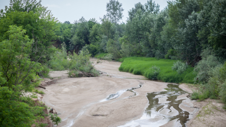 kiszáradó folyó