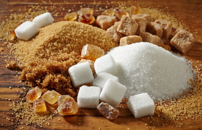 kockacukor, barna cukor, kristálycukor