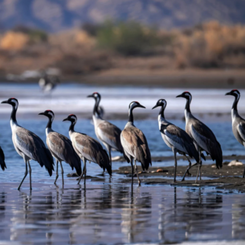 Több mint 100 ezer daru gyülekezik már a Hortobágyon