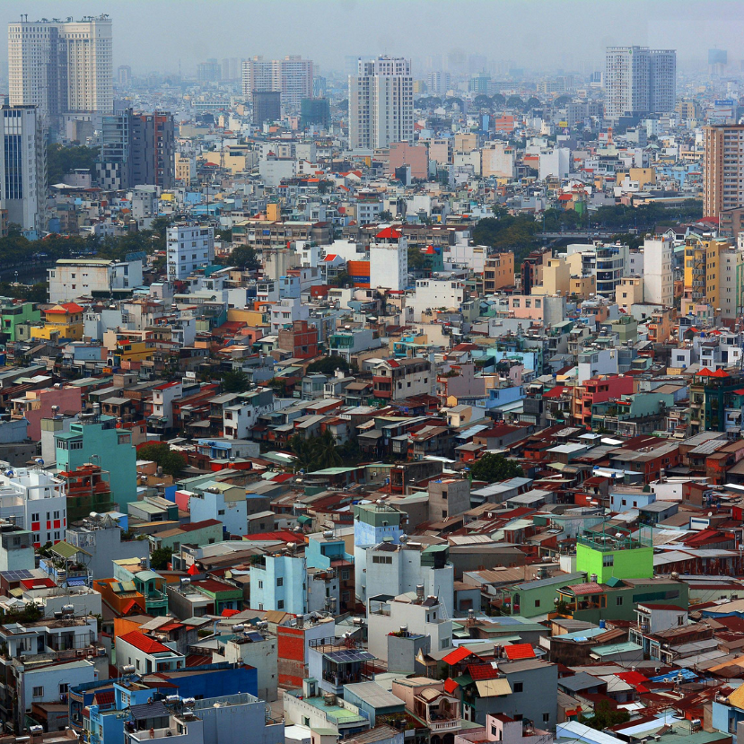 Az emberek több mint 80%-a urbanizált területen él