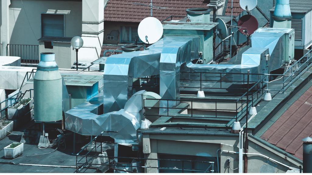 a szellőztetés épületgépészeti megoldásokkal is megvalósítható