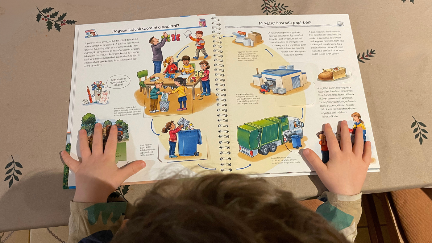 Szeméthelyzet egy kisgyerek szemüvegén keresztül – Könyvajánló