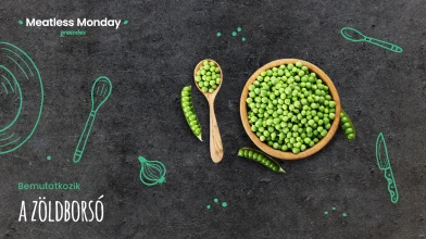 Meatless Monday: zsenge zöldborsó, a zöldségek királya