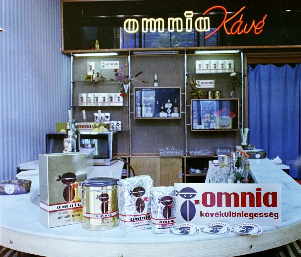 omnia kávék a 60-as évekből