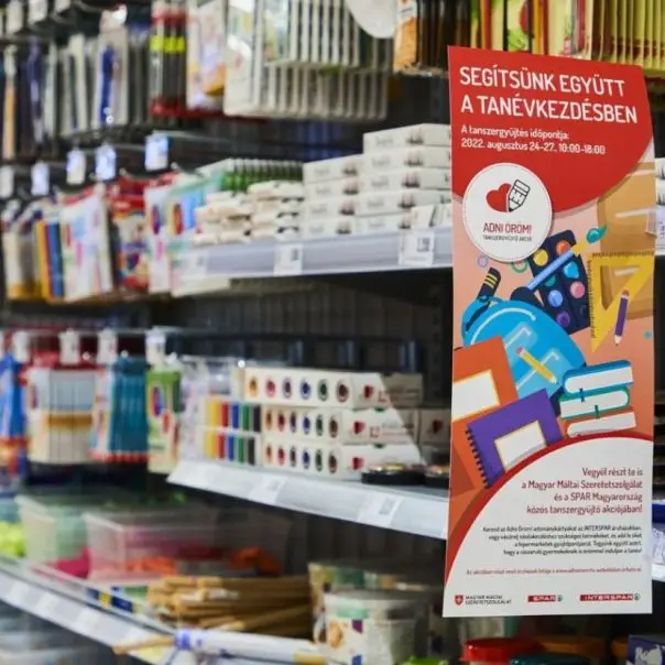 Kedvező árakkal és az Adni Öröm! tanszergyűjtő akcióval teszi könnyebbé az iskolakezdést a SPAR
