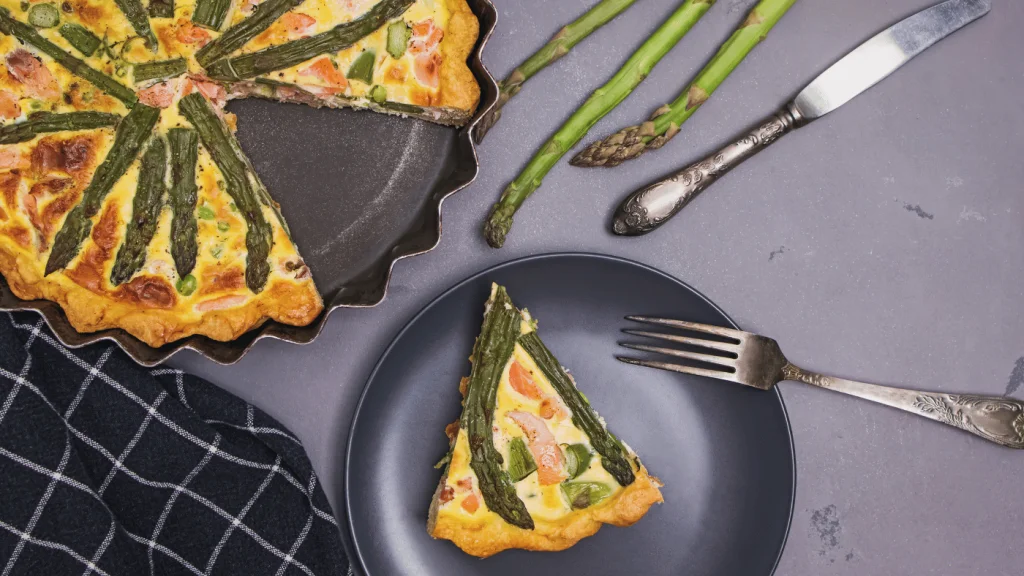 spárgás quiche
