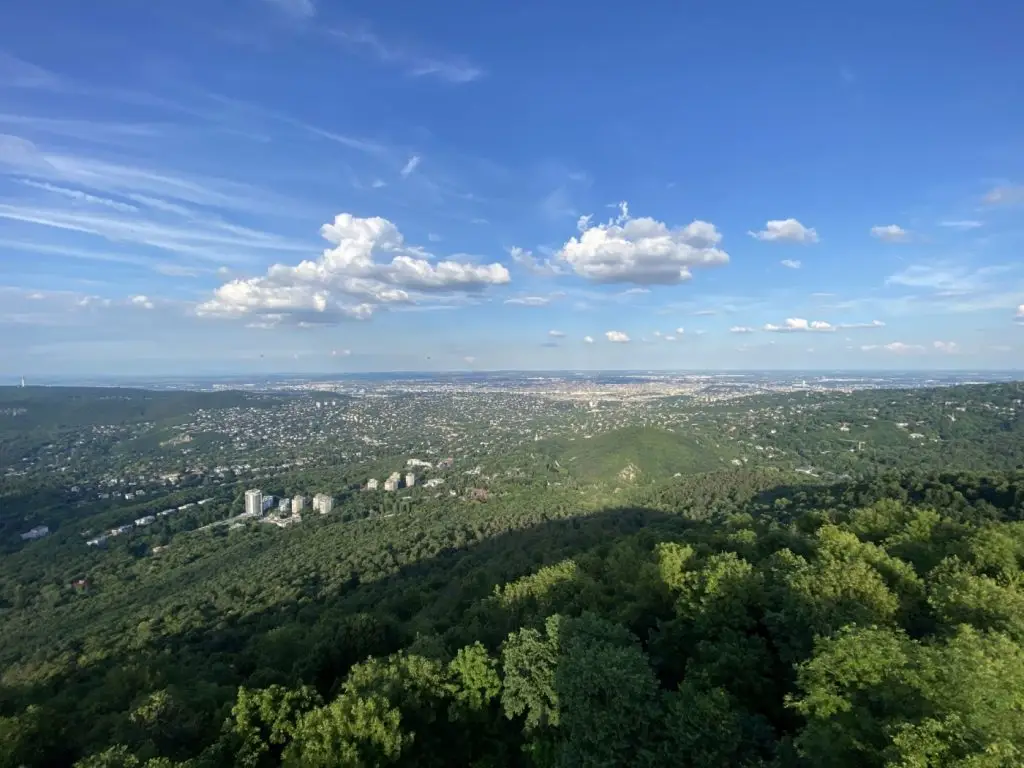 Panoráma az Erszébet-kilátóról