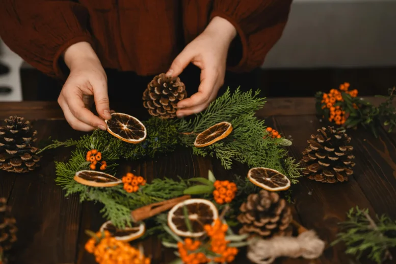 adventi koszorú készítése házilag