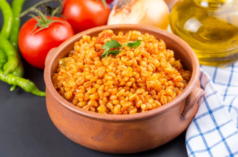 egy tál bulgur 